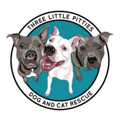 Three Little Pitties Rescue logo